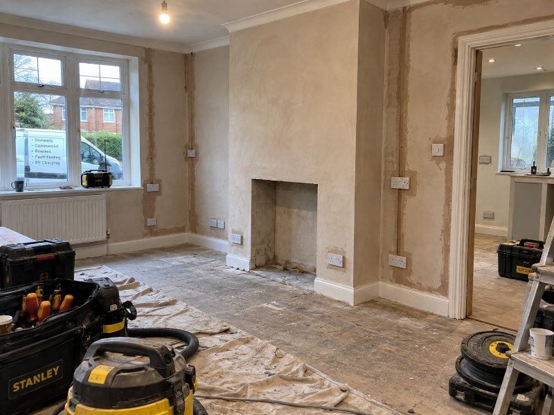 electrician project timeline in Telford