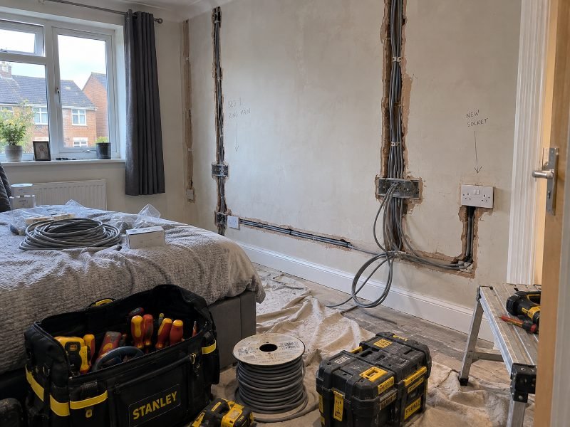 electrician project in Telford